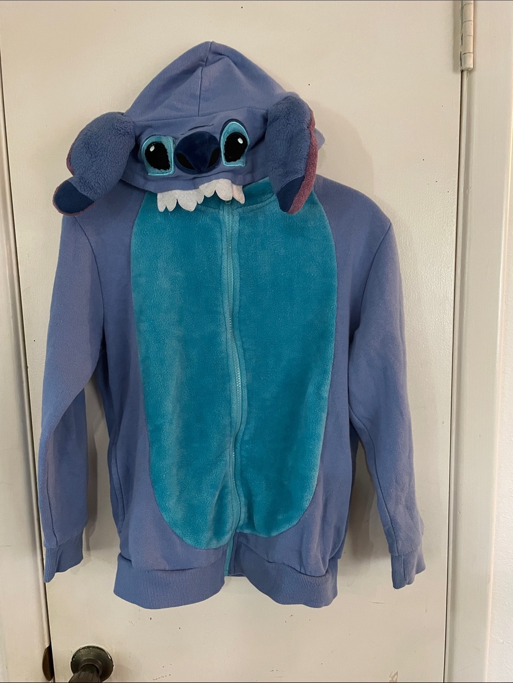 Disney Parks Kids Stitch Hoodie Jacket large